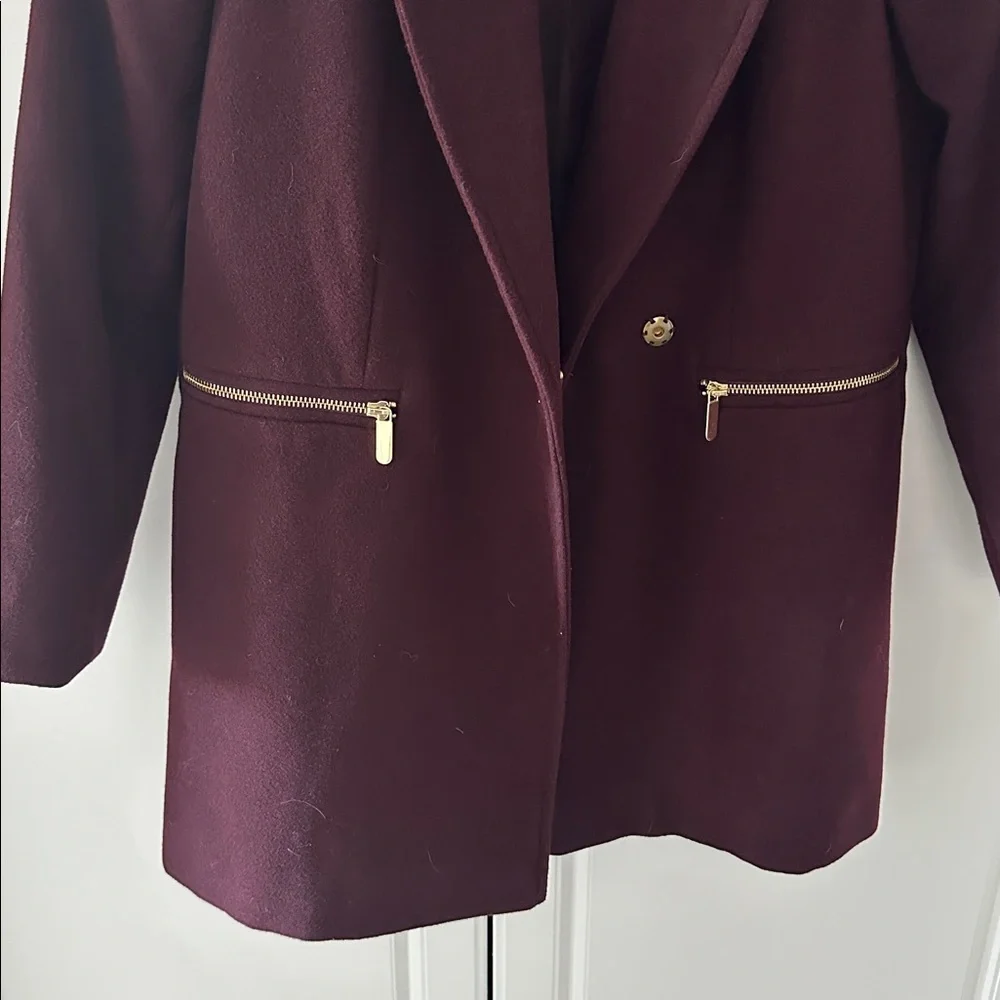 Topshop|Women's Burgundy Blazer - Picture 5 of 5